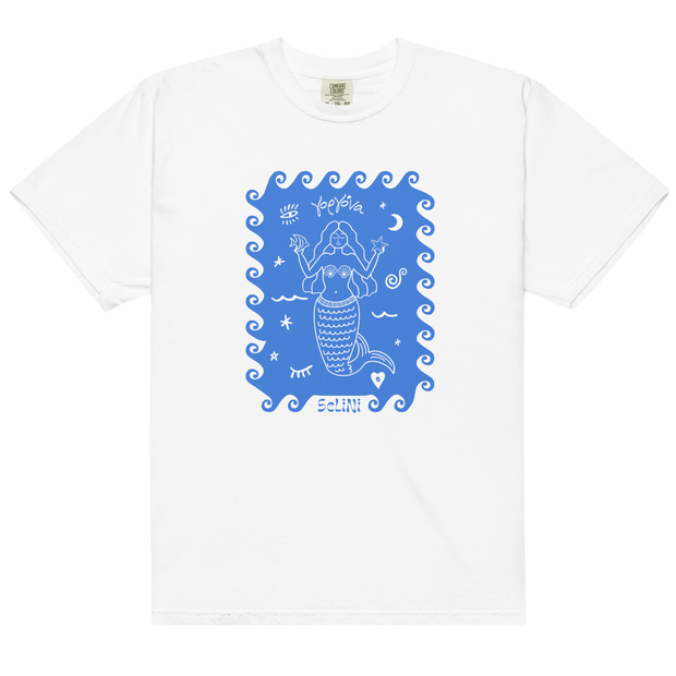 Gorgona (Mermaid) T-Shirt in White