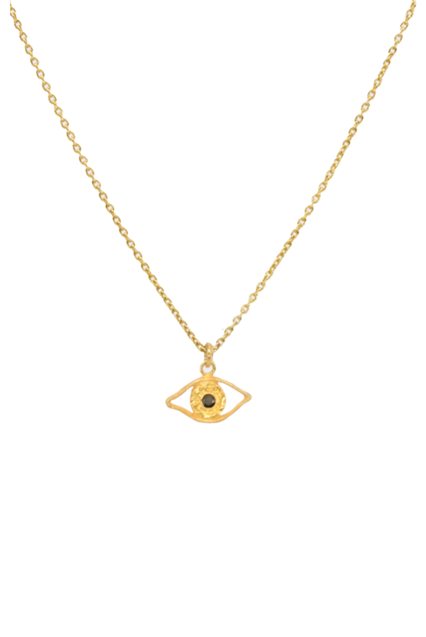 Odysseus Eye Small Necklace in Black