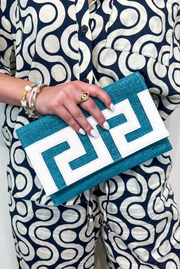 Ikarus Clutch in Teal