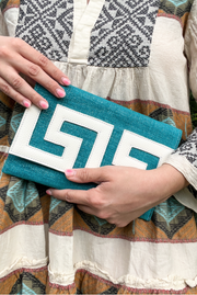 Ikarus Clutch in Teal