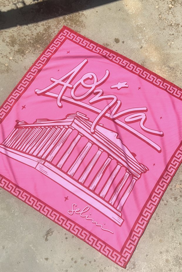 Athina (Athens) Scarf in Pink
