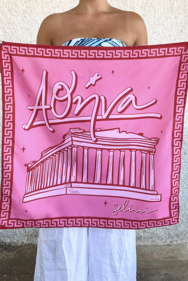 Athina (Athens) Scarf in Pink
