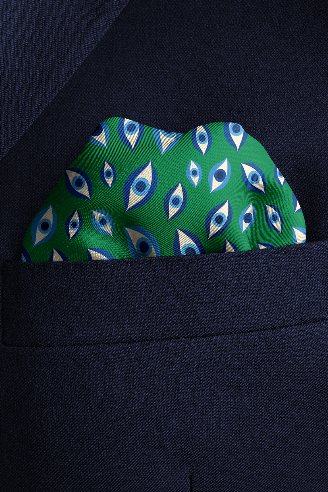 Aegean Eye Pocket Square