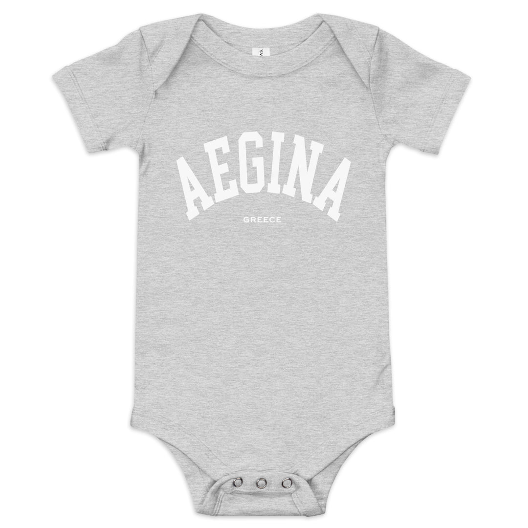 Aegina Baby Onesie made by Greek brand, Selini. 