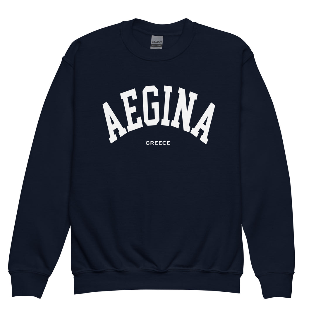 Aegina Youth Sweatshirt made by Greek brand, Selini. 