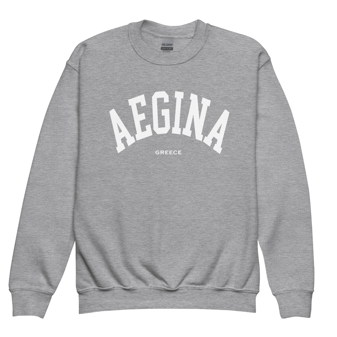 Aegina Youth Sweatshirt made by Greek brand, Selini. 