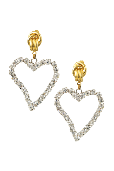 Made in Greece. Swarovski Crystals. 24K Gold Plated Brass. Statement Earrings. 