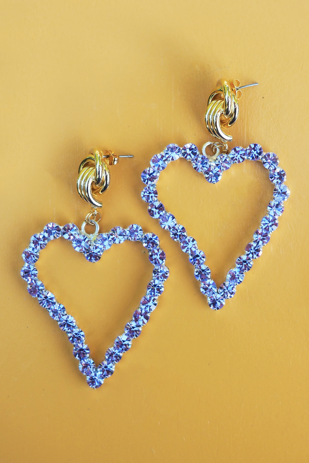 Made in Greece. Swarovski Crystals. 24K Gold Plated Brass. Statement Earrings. 