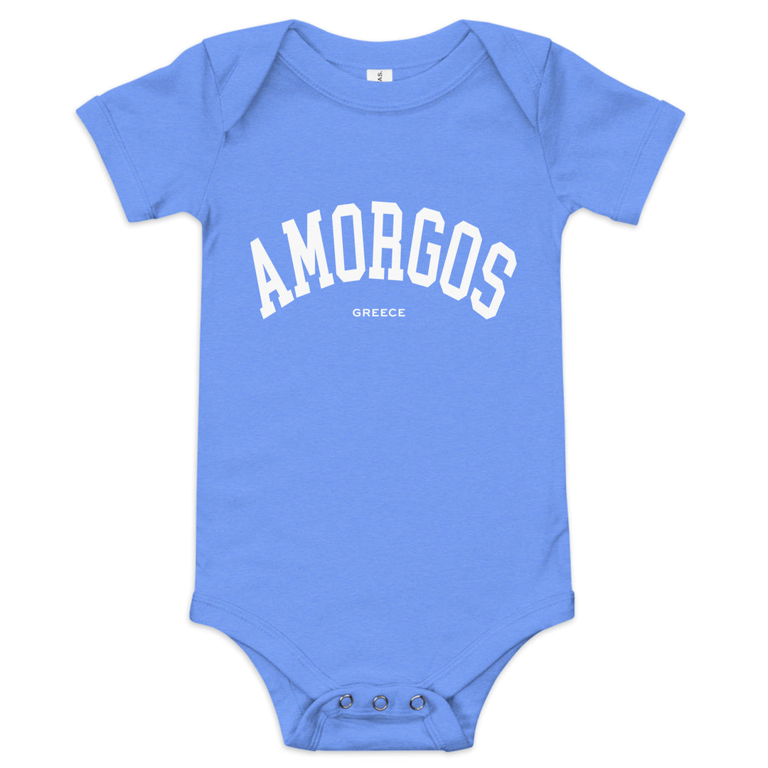 Amorgos Baby Onesie made by Greek brand, Selini. 