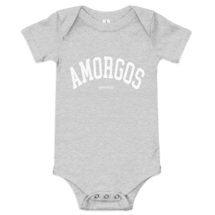 Amorgos Baby Onesie made by Greek brand, Selini. 