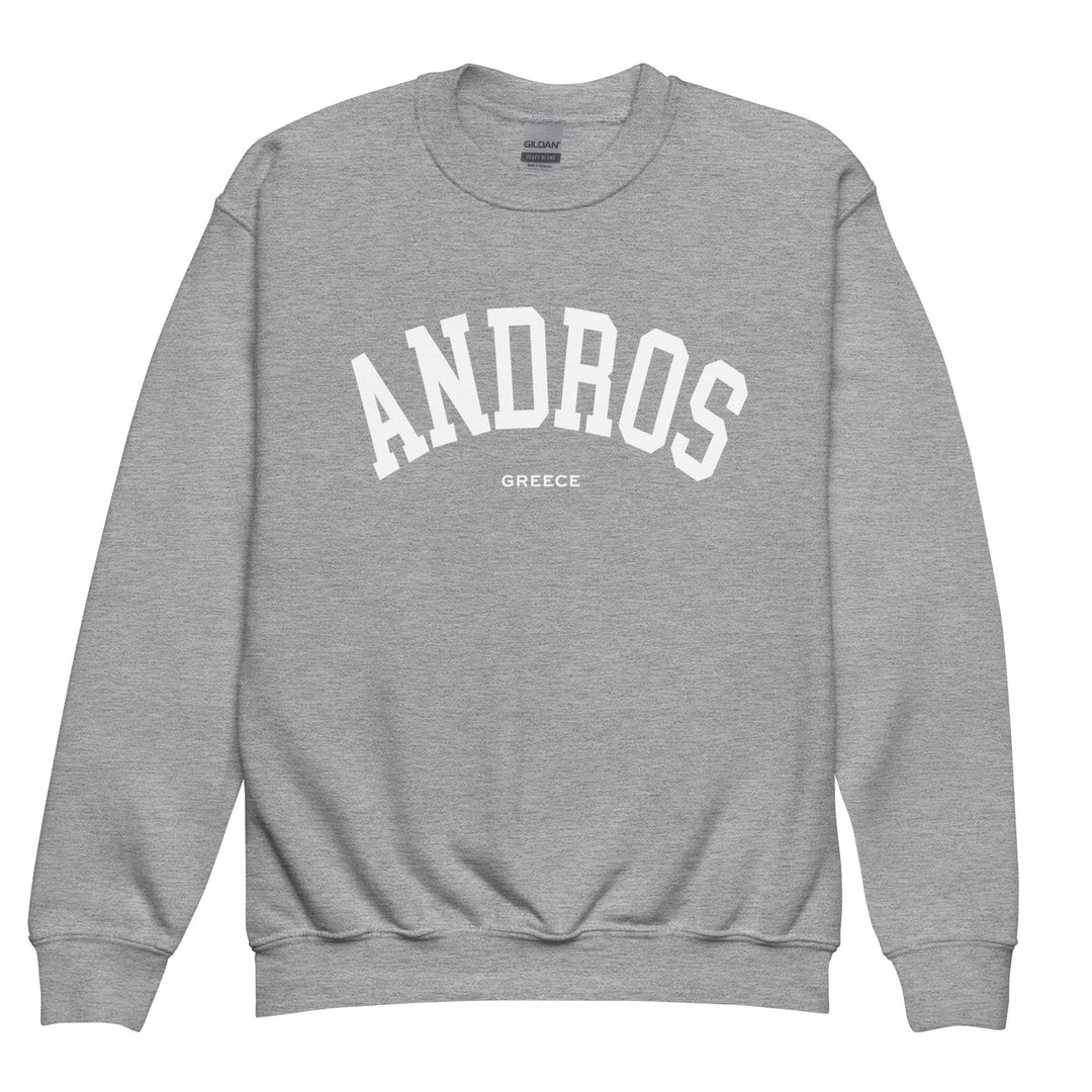 Andros Youth Sweatshirt made by Greek brand, Selini.