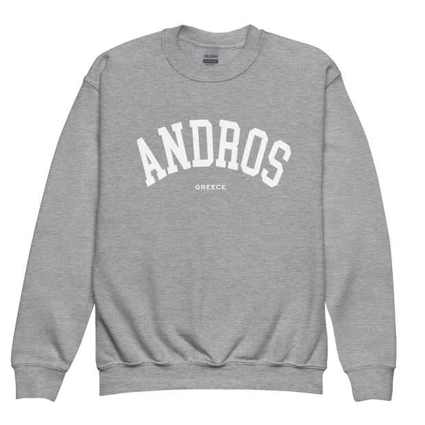 Selini Classic. 50% Cotton, 50% Polyester. Chora Collection. Location Based Youth Sweatshirt.
