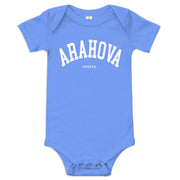 Selini Classic. 100% Cotton. Chora Collection. Location Based Baby Onesie.