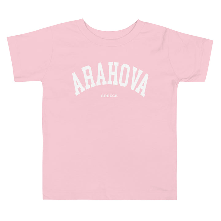 Arahova Toddler Tee made by Greek brand, Selini. 