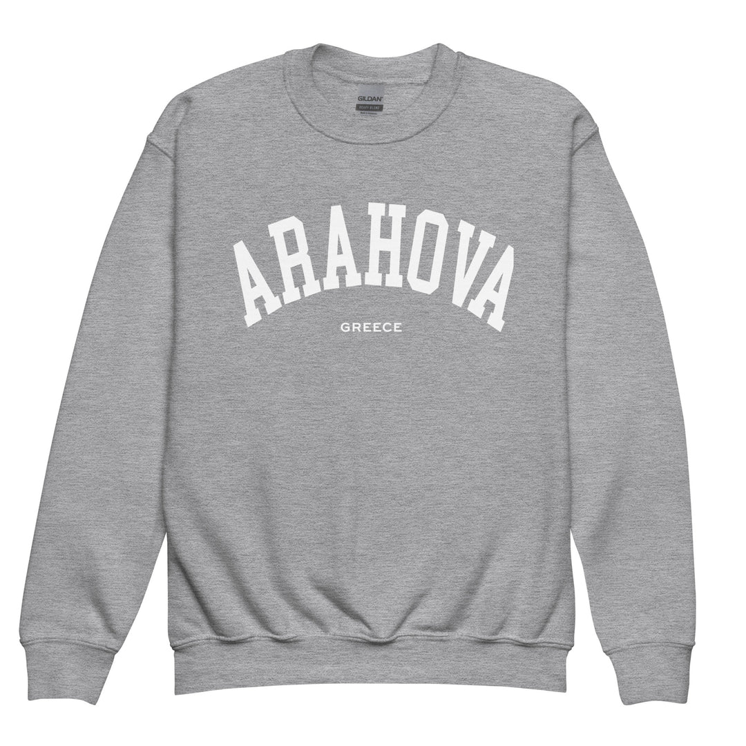Arahova Youth Sweatshirt made by Greek brand, Selini. 