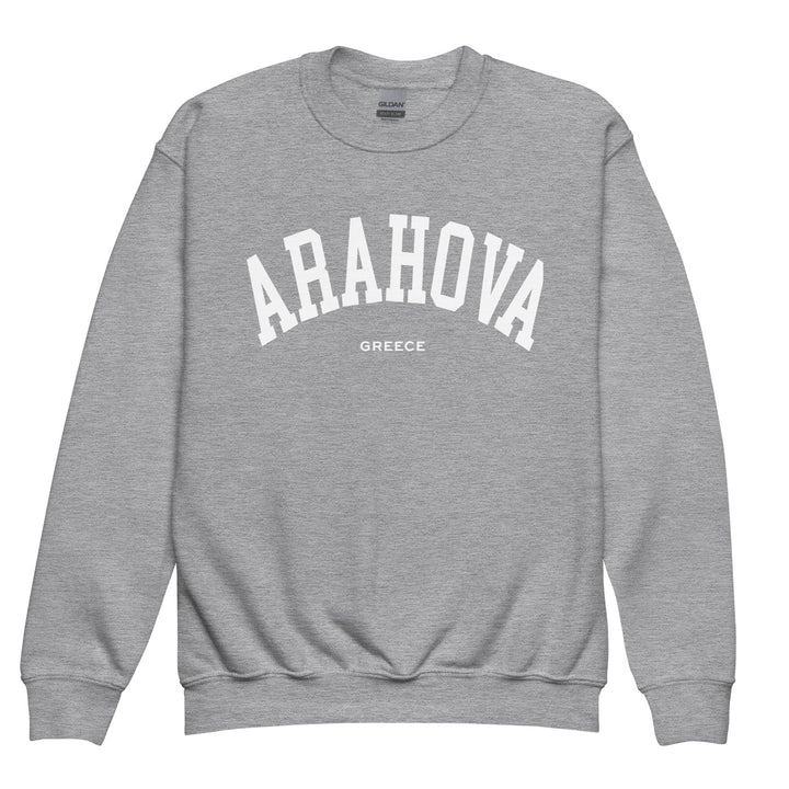 Arahova Youth Sweatshirt made by Greek brand, Selini. 