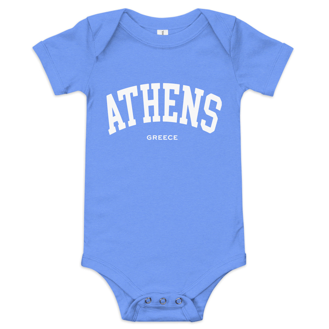 Athens Baby Onesie made by Greek brand, Selini. 