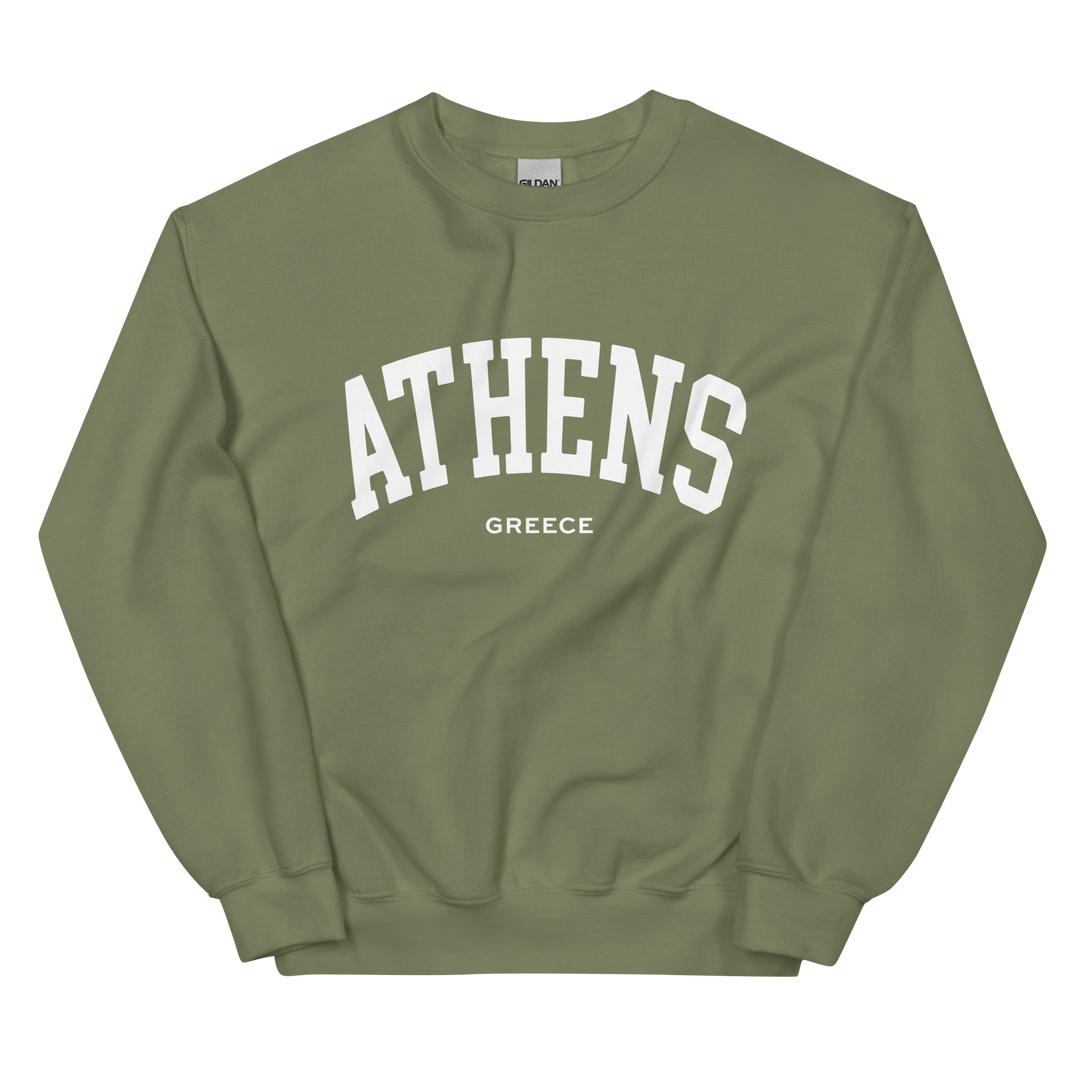 Athens City Sweatshirt made by Greek brand, Selini. 