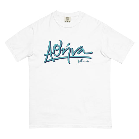 Selini Classic. Athens T-Shirt. 100% Cotton. Greek Inspired Lettering. 