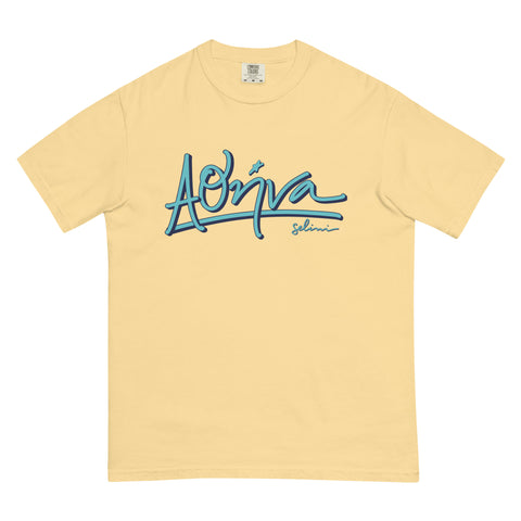 Selini Classic. Athens T-Shirt. 100% Cotton. Greek Inspired Lettering. 