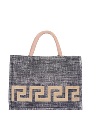 Made in Greece. Magnetic Closure. Perfect Summer Tote. Greek Inspired Bag. 