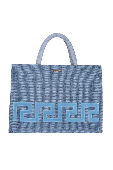 Made in Greece. Magnetic Closure. Perfect Summer Tote. Greek Inspired Bag. 