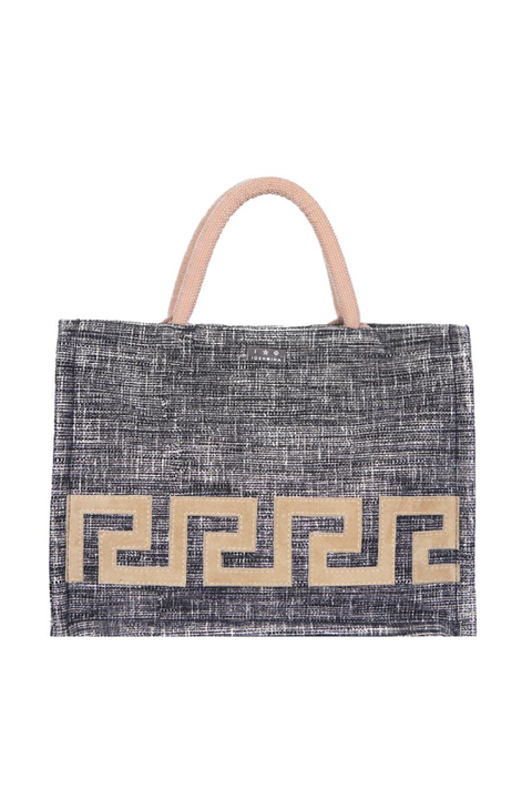 Made in Greece. Magnetic Closure. Perfect Summer Tote. Greek Inspired Bag. 