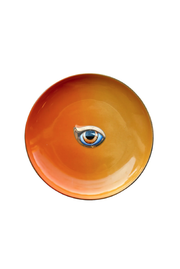 Selini Classic. Evil Eye Aura Dish. Colorful Design. Recycled Glass.