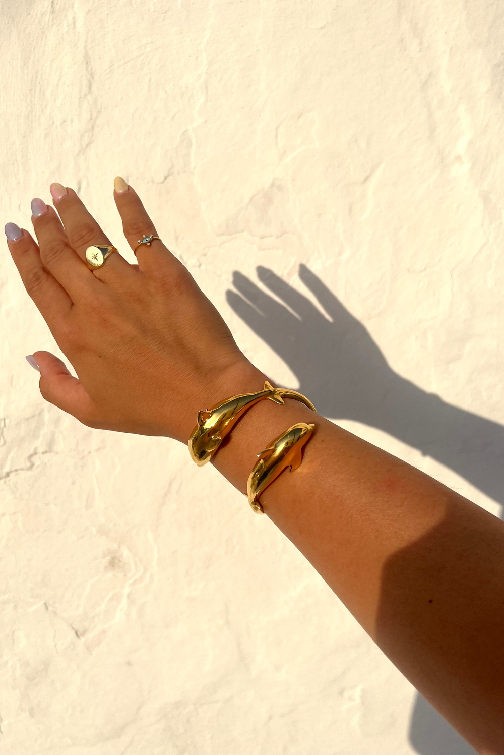 Azula Cuff Bracelet made by Greek brand Mayol, sold by Selini.