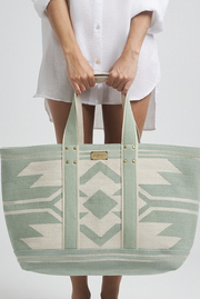 Made in Greece. Belinda Tote. Perfect Beach Bag. Summer Staple wit Greek Design. 