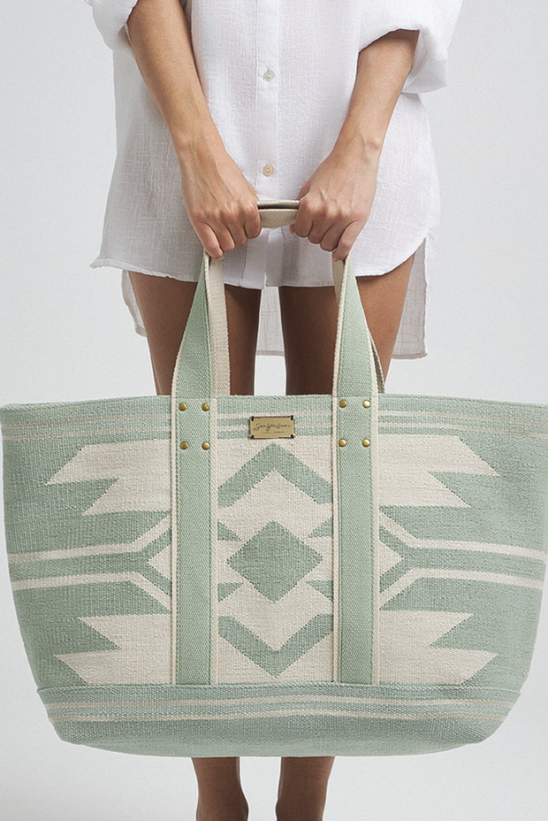 Made in Greece. Belinda Tote. Perfect Beach Bag. Summer Staple wit Greek Design. 