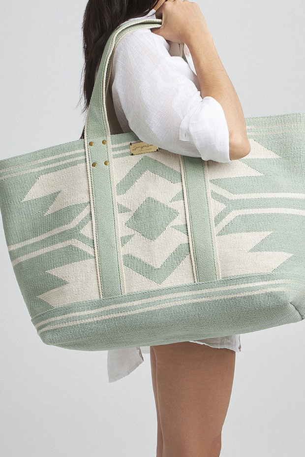 Made in Greece. Belinda Tote. Perfect Beach Bag. Summer Staple wit Greek Design. 