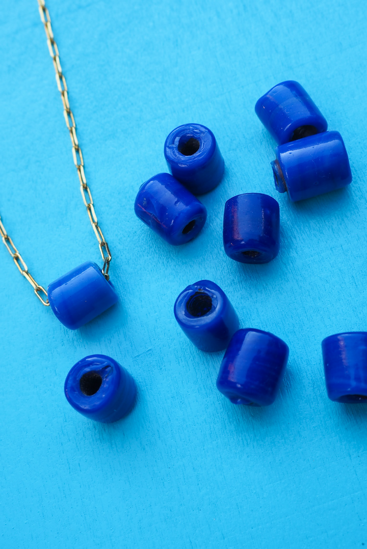 Blue Bead Charm sold by Greek brand, Selini.