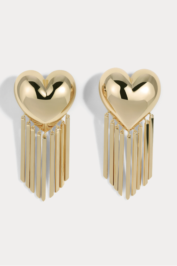 Statement Piece. Gold Unique Earrings. Elevated Jewelry. Summer Go-To. 