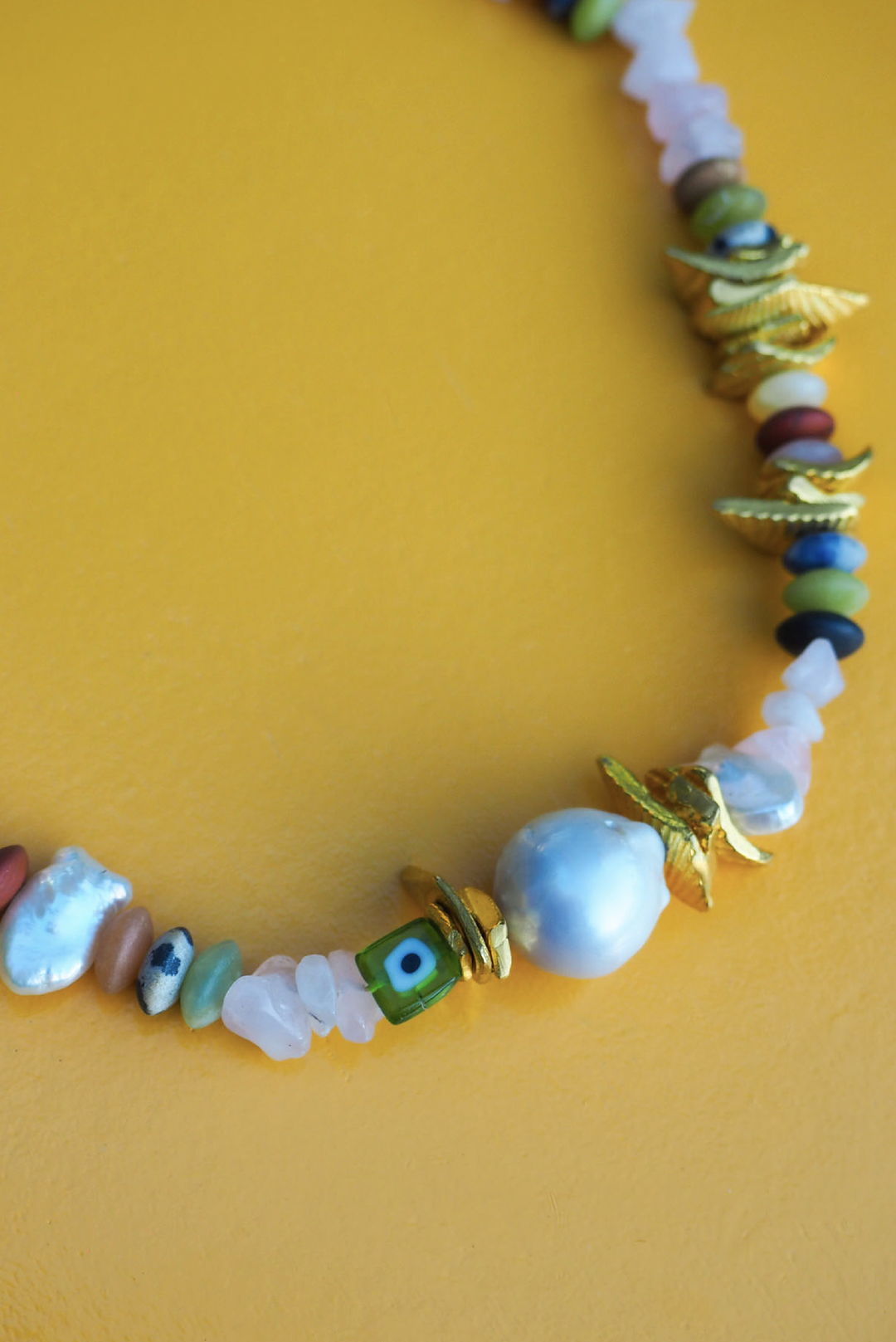 Catch a Wave Choker made by Greek brand Mayol, sold by Selini.