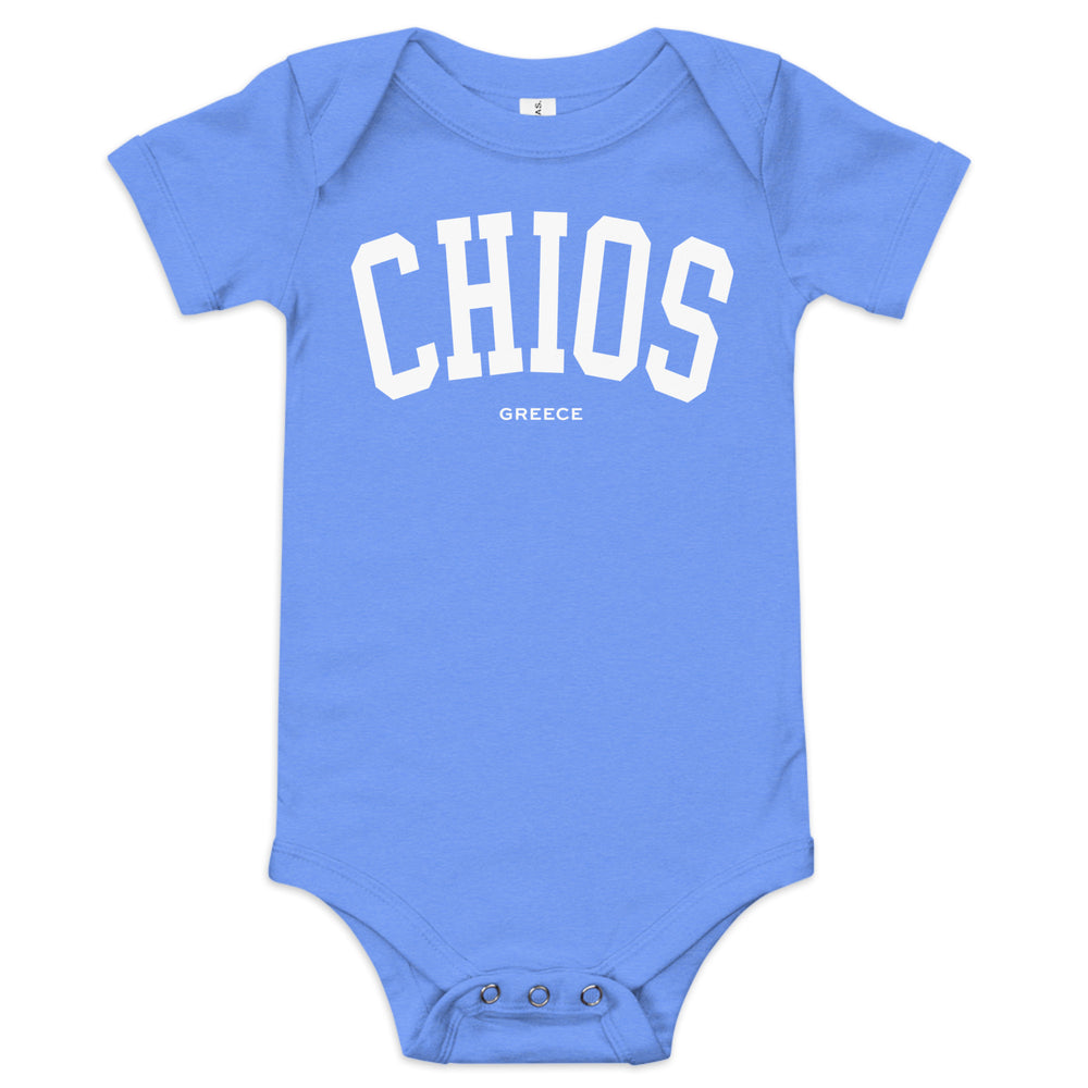 Chios Baby Onesie made by Greek brand, Selini. 