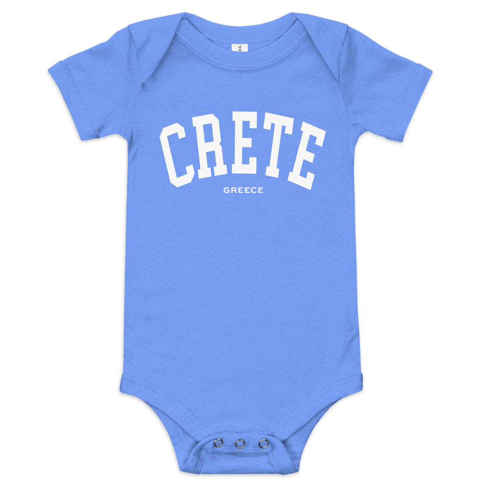 Crete Baby Onesie made by Greek brand, Selini. 