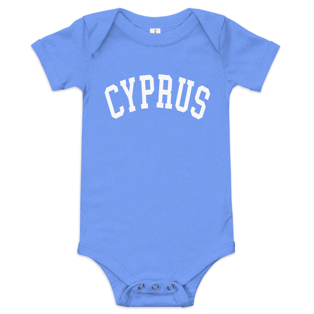Cyprus Baby Onesie made by Greek brand, Selini. 