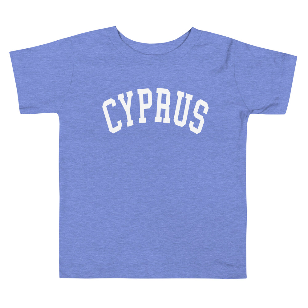 Cyprus Toddler Tee made by Greek brand, Selini. 