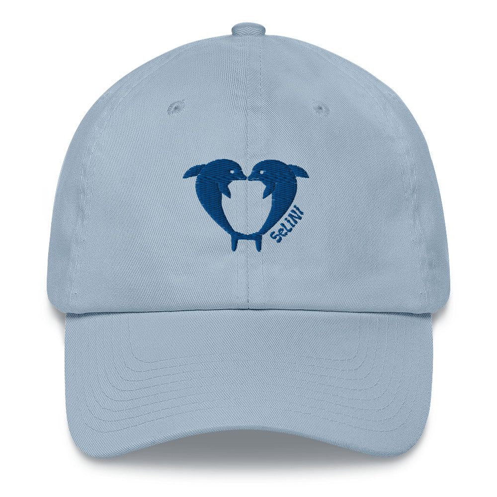 Delfini Hat in Blue made by Greek brand, Selini.