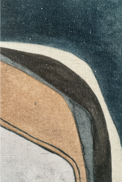 Abstract Artwork. Cool Color Tones. Greek Inspired Design. VNB Art. 