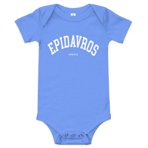 Selini Classic. 100% Cotton. Chora Collection. Location Based Baby Onesie.