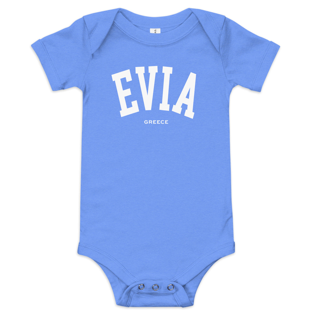 Evia Baby Onesie made by Greek brand, Selini. 