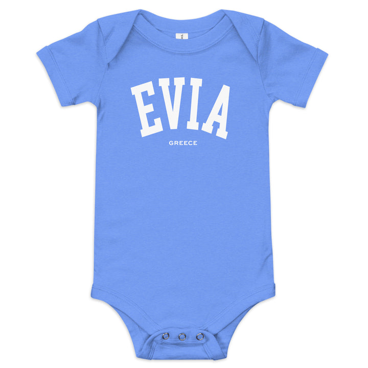Evia Baby Onesie made by Greek brand, Selini. 