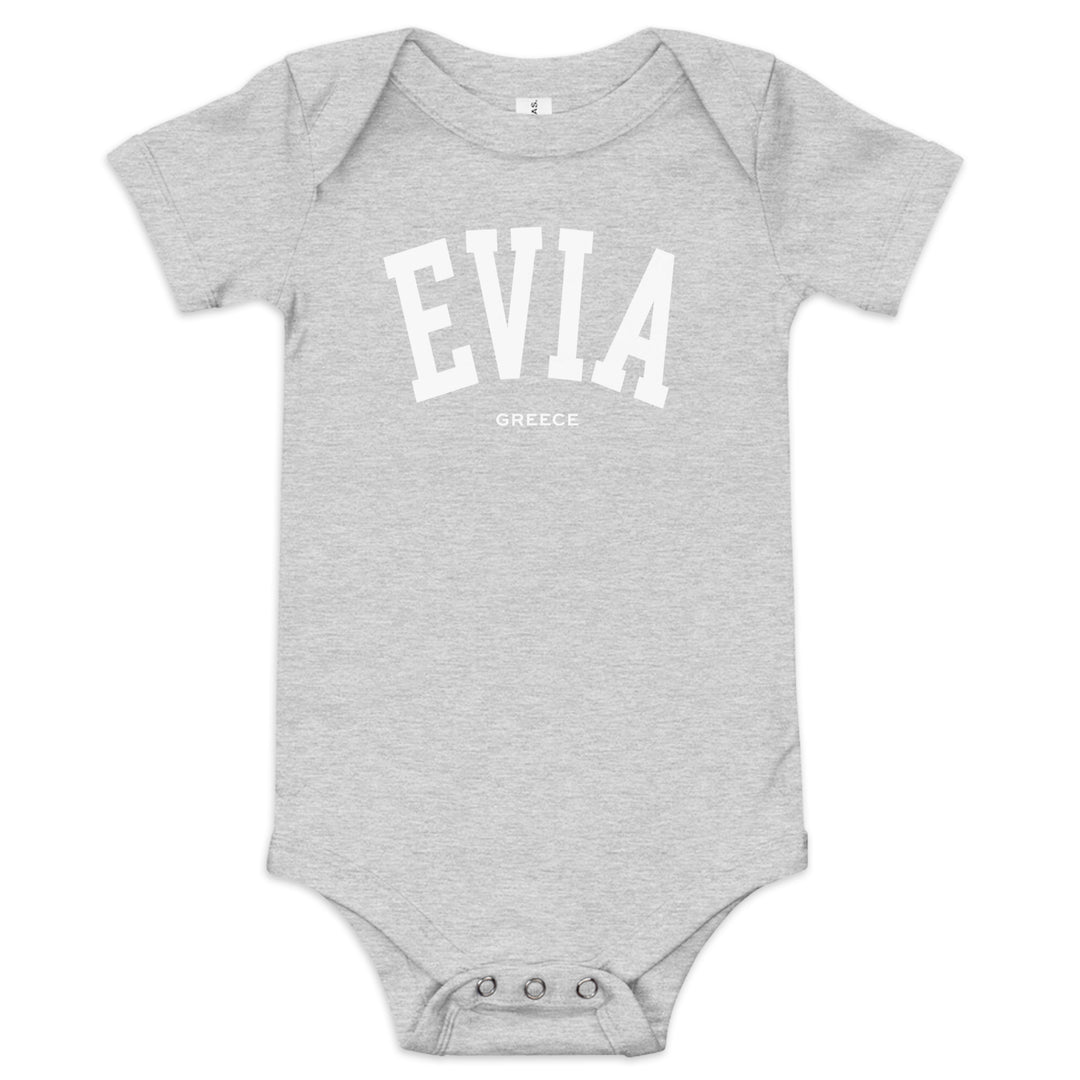Evia Baby Onesie made by Greek brand, Selini. 