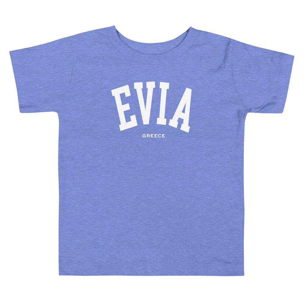 Evia Toddler Tee made by Greek brand, Selini. 