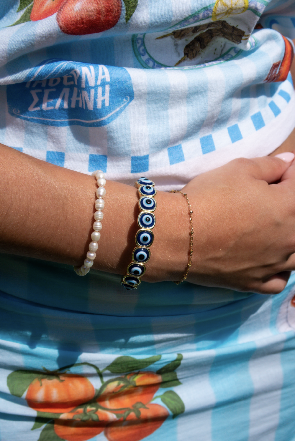 Eyes on You Bracelet sold by Greek brand, Selini.
