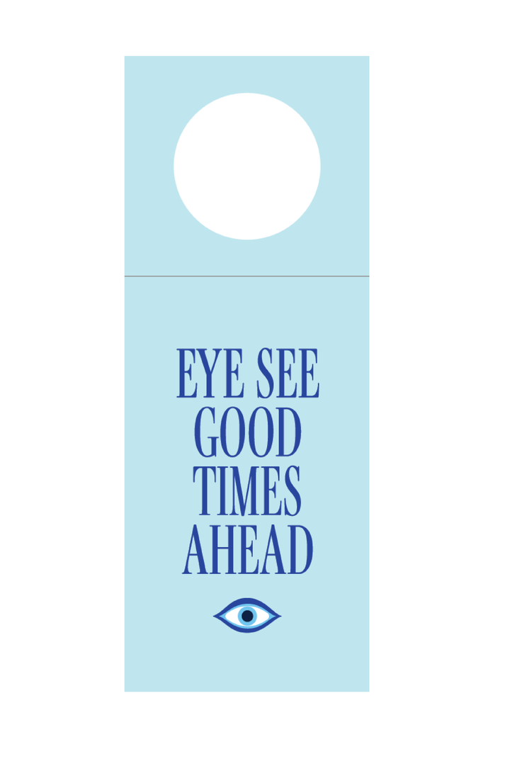 Eye See Good Times Ahead Wine Tags