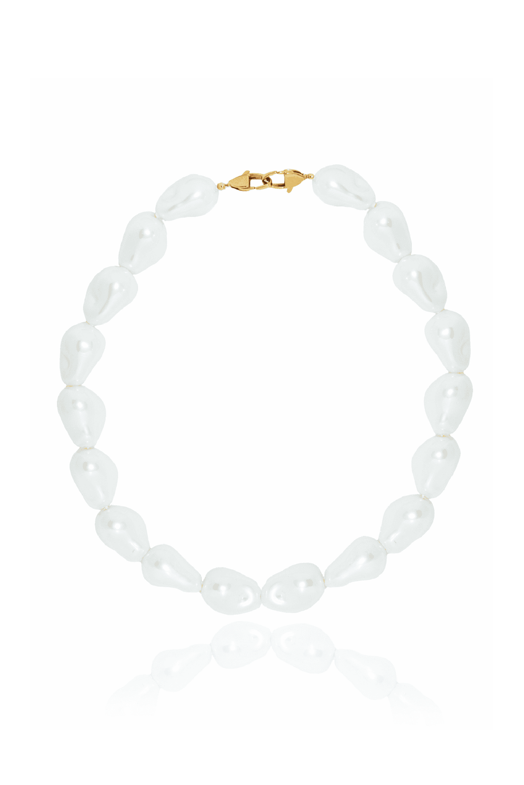 Made in Greece. Stainless Steel. Mother of Pearl Necklace. Summer Chunky Necklace. 