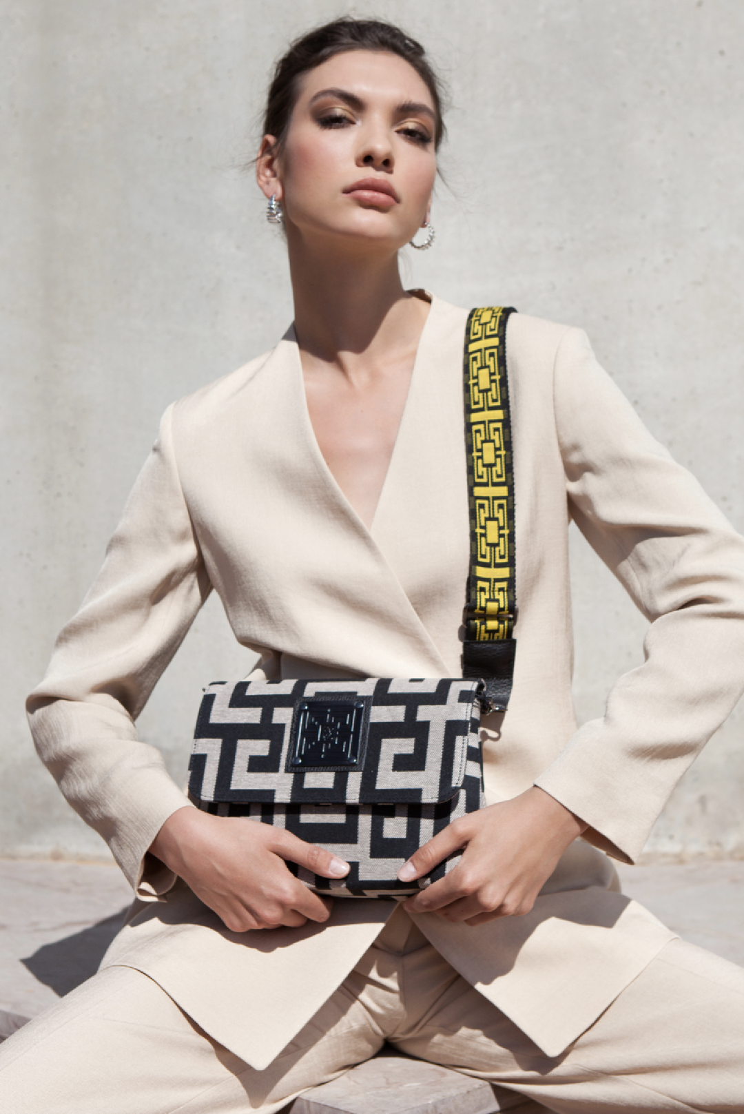 Velos Crossbody Bag made by Greek brand, Ames.